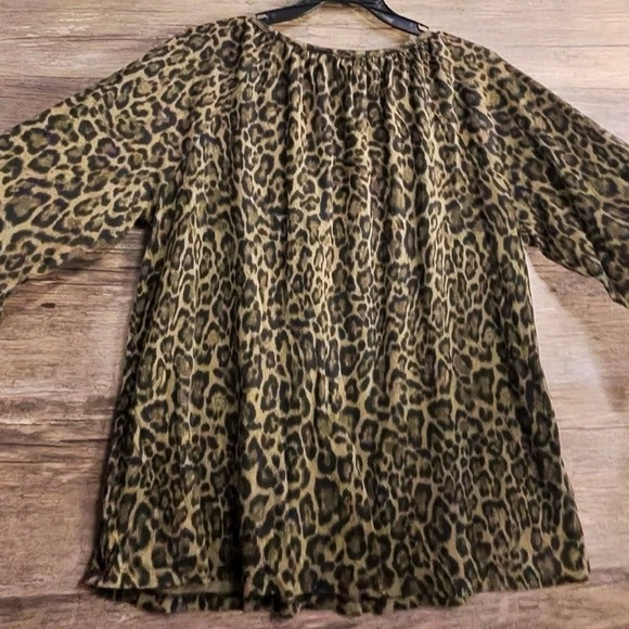 Michael Kors Leopard Print Blouse - Picture 3 of 7